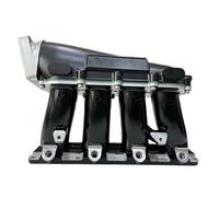Air Intake Hose Steel Sheet Intake Manifold Fit For Honda K Series K20 K24 Engine Car Inlet Cold Air Intake Kit(Black)