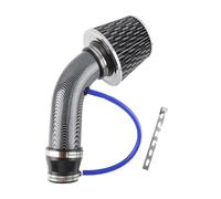 Air Intake Hose Tube Aluminum With Cone Air Filter Inlet 76mm Universal Car Racing Cold Air Intake System Turbo Induction Pipe Tube Kit Car Air Intake Hose(Carbon Style)