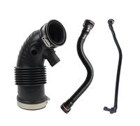 Air Intake Hose Tube For BMW F20 F21 F30 F21 F21N F30 F35 2010-2019 11157608144 11157614690 13717597586 Air Duct Filtered Pipe Air Intake Hose With Steel Ring Car Air Intake Hose(1 Set)