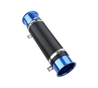 Air intake hose Universal 76Mm Cold Air Intake Pipe Turbo Flexible Duct Hose Kit Adjustable Telescopic Tube For Car Engine Performance(Blue)