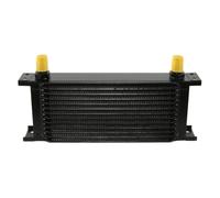Air Intake Intercooler Engine Transmission Racing Aluminum | Universal Oil Cooler 13 Row 248MM 8AN 3/4"-16 UNF(Black)