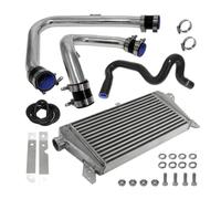 Air Intake Intercooler For A4 For B5 For Quattro 1.8T 1996-2001 | Front Mount Intercooler Kit Aluminum Piping(Black)