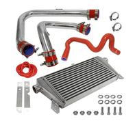 Air Intake Intercooler For VW For Passat 1.8T 1996-2001 | Front Mount Intercooler Kit Aluminum Piping(Red)