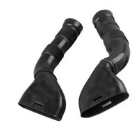 Air Intake Manifold Duct Hose For Benz W209 C209 CLK320 CLK500 | Cold air filter carbon fiber tubing kit, closed intake system (black)(1Pair)