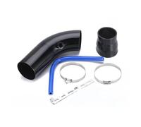 Air Intake Pipe 76mm High Flow Cold Air Intake Aluminum Pipe Turbo Induction Mushroom Head Filter For Car Racing Performance Upgrade(M)