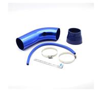 Air Intake Pipe 76mm High Flow Cold Air Intake Aluminum Pipe Turbo Induction Mushroom Head Filter For Car Racing Performance Upgrade(L)