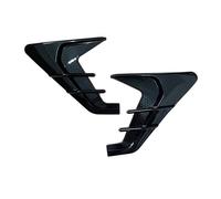 Air Intake Pipe Kit For BMW E60 F10 F20 F30 Car Tuning Side Fender Air Vent Decoration Cover Car Air Intake(Black)