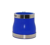 Air Intake Pipe Universal Silicone Tubing Hose Straight Reducer Pipe Pipeline Coupler Adapter High Temperature Resistance Blue Breather Hose Pipe(I.D 76MM-83MM)
