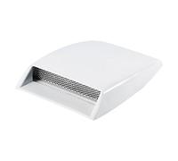 Air Intake Scoop Bonnet,Universal Car Decorative Vent Sticker Cover Hood(White)