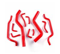 Air Intake Snorkel For 1995-1999 For Eclipse For GSX For DSM 4G63 2G 2.0L Turbo Radiator Heater Silicone Hose Kits Car Breather Pipe(Red)