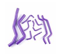 Air Intake Snorkel For 1995-1999 For Eclipse For GSX For DSM 4G63 2G 2.0L Turbo Radiator Heater Silicone Hose Kits Car Breather Pipe(Purple)