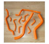 Air Intake Snorkel For Eclipse 2G DSM GST 4G63 Turbo 2.0L 1995 1996 1997 1998 1999 Silicone Radiator Hose Kits Car Breather Pipe(Orange)