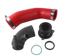 Air Intake Snorkel For VW For Golf MK7 R 2015+ V8 MK3 For A3 S3 TT Ea888 3gen Engine Silicone Intake Hose Pipe Turbo Inlet Elbow Muffler Delete Car Breather Pipe(Red)