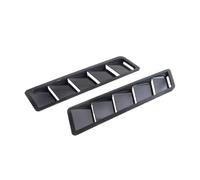 Air Intake Trim Cover 1 Pair Universal Decorative Car Front Bonnet Vents Hood Auto Tuning Parts Exterior Makeover Compatible With VW For Jetta For Golf(Black1)