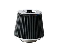 Air Intake Turbo Hose Induction Kit Car Air Filters Cold Intake Filter High Flow Universal Sport Power Mesh Cone 76MM Filter Breather Pipe(Silver head495)