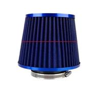 Air Intake Turbo Hose Induction Kit Car Air Filters Cold Intake Filter High Flow Universal Sport Power Mesh Cone 76MM Filter Breather Pipe(Blue head420)