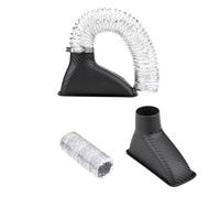 Air Intake Turbo Hose Inlet Auto Cold System Modification Accessories Car Front Bumper Turbo Air Intake Pipe Carbon Fiber Look Universal Funnel Kit Car Snorkel(Red)