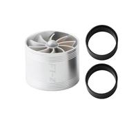 Air Intake Turbo, Single-sided 65 mm Aluminium Turbine, High Performance Intake Compressor Economy Fan 157 G, Universal Power Amplifier for Car Engine Modifications for Improved Gas