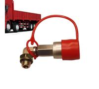 Air Intake Valve - 90° Brass Elbow | 9cm Lockable Truck Inflation