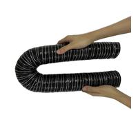 Air Intakes 25-115mm Car Hood Air Intake Pipe | 1M Air Ducting Hose Heat Resistant Temperature Resistance(55mm)