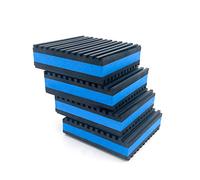 Air Jade 4 Pack Rubber Anti-Vibration Pads, 3 x 3 x 7/8 inches Heavy Duty EVA Vibration Isolation Pads Mats for HVAC, Washers, Compressors, Treadmills, Air Conditioner