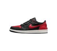 Air Jordan 1 Low FlyEase Men's Easy On/Off Shoes (DM1206-067, Black/Summit White/Varsity Red), Black/Summit White/Varsity Red, 10 UK