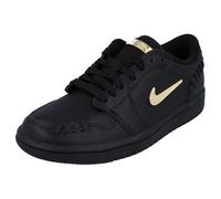 38 1/2 Jordan Wmns Air Jordan 1 Mm Low, Black/metallic Gold