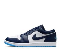 Air Jordan 1 Low Men's Shoes (Midnight Navy/White/University Blue), Midnight Navy/White/University Blue, 10.5