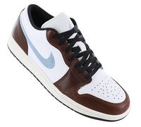 Air Jordan 1 Low SE Men's Trainers Shoes White Brown Leather FQ7832-142 NEW