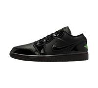 Air Jordan 1 Low SE Women's Shoes (Black/Black/Black/Scream Green), Black/Black/Black/Scream Green, 9