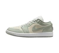 Air Jordan 1 Low SE Women's Shoes (HF4078-100, Sail/Metallic Silver/White/Seafoam), Sail/Metallic Silver/White/Seafoam, 6 UK