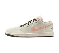 Air Jordan 1 Low Women's Shoes (Sail/Crimson Tint/Cargo Khaki), Sail/Crimson Tint/Cargo Khaki, 7