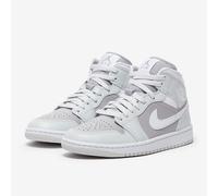 Nike Air Jordan 1 Mid Women's Shoes - Grey 5