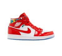Air Jordan 1 Mid Barcelona Sweater Red Patent EU:42