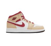 Air Jordan 1 Mid Beige White Red EU:35.5