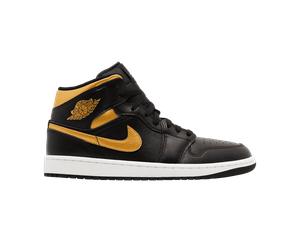 Air Jordan 1 Mid Black Metallic Gold EU:42.5