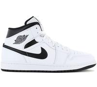 Jordan Men's 1 Mid White/Black-White-Black (DQ8426 132), 10 UK