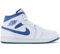 Air jordan 1 mid Se - Men's Sneaker Leather White-Blue FN5215-141 Basketball
