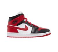 Air Jordan 1 Mid White Bred Toe EU:44