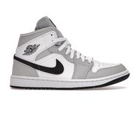 Air Jordan 1 Mid White Light Smoke Grey (W)