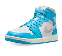 Air Jordan 1 Mid Women's Shoes (BQ6472-400, Dark Powder Blue/White/Sail/Neutral Grey), Dark Powder Blue/White/Sail/Neutral Grey, 6.5 UK