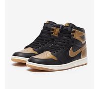 Jordan Men's 1 Retro High OG Black/Metallic Gold-Sail (DZ5485 071) - 11.5