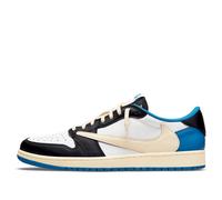Air Jordan 1 Retro Low x Fragment Design x Travis Scott x 'Sail Black Military Blue' DM7866-140 8