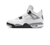 Air Jordan 4 Reto Trainers White fire red Cement 7 UK