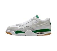 Air Jordan 4 RM Men's Shoes (FQ7939-004, Black/White), White/Neutral Grey/Wolf Grey/Pine Green, 9 UK