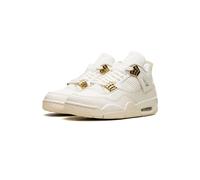 (Air Jordan 4 UK 9.5) Women's Trainer 4s Retro "Metallic Gold"