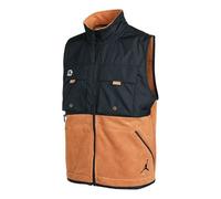Air Jordan As M J Jmpmn Vest Basketball Sports Fleece Lined Zipper Stand Collar Black Brown DC9662-256 XXXL