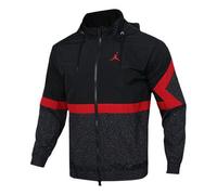 Air Jordan Diamond Cement Jacket Running Training Sports Hooded Jacket Black Red AR3243-010 M