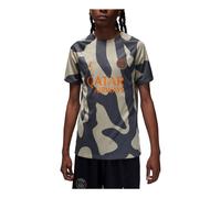 Air Jordan Dri-FIT Soccer Pre-Match Short-Sleeve Top Logo Tee 'Stone Iron Grey Magma Orange' DZ1343-231 M
