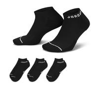 Air Jordan Everyday No-show Socks 'Black' DX9656-010 L